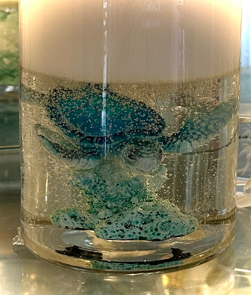 Turtle in gel and soy wax (Jumbo)