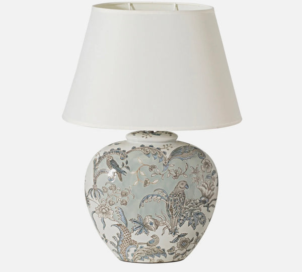 Blue Bird Porcelain lamp 65cm