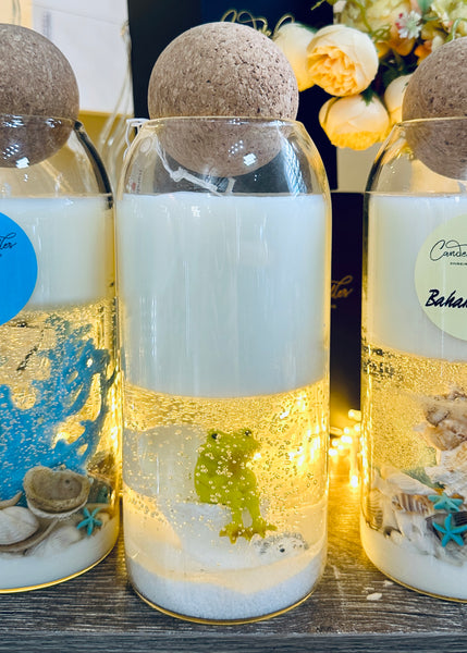 Frog & Porcupine Candle