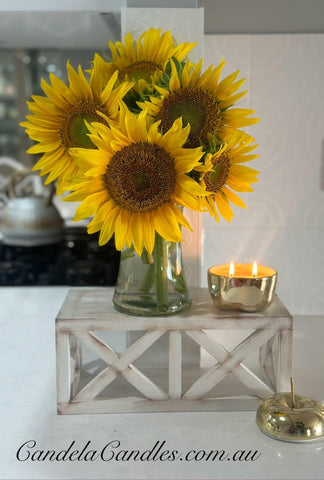 Gold Apple Candle