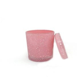 Pink Candle with Lid
