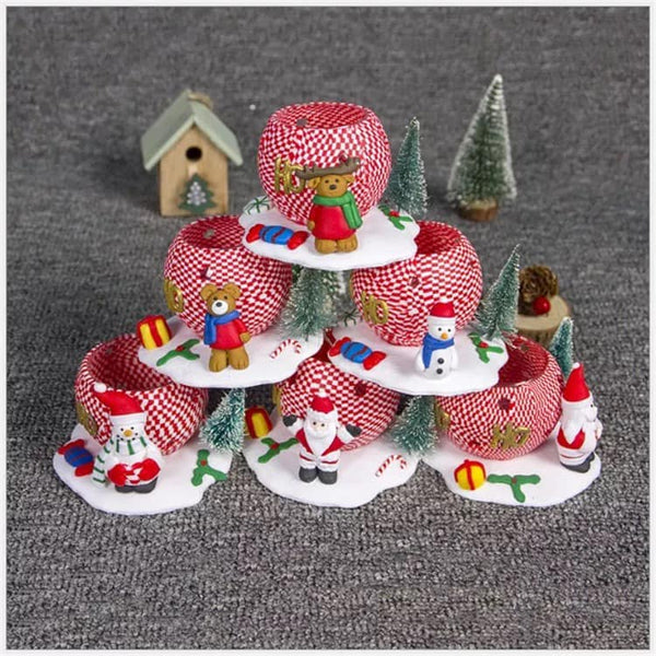 Christmas Decorative Holders (6 pack)
