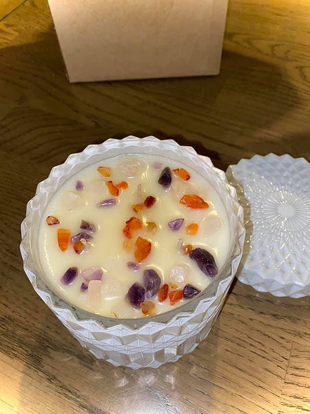Candle Healing Crystals