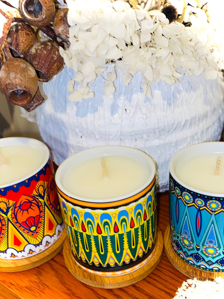 Mandela set of 4 candles