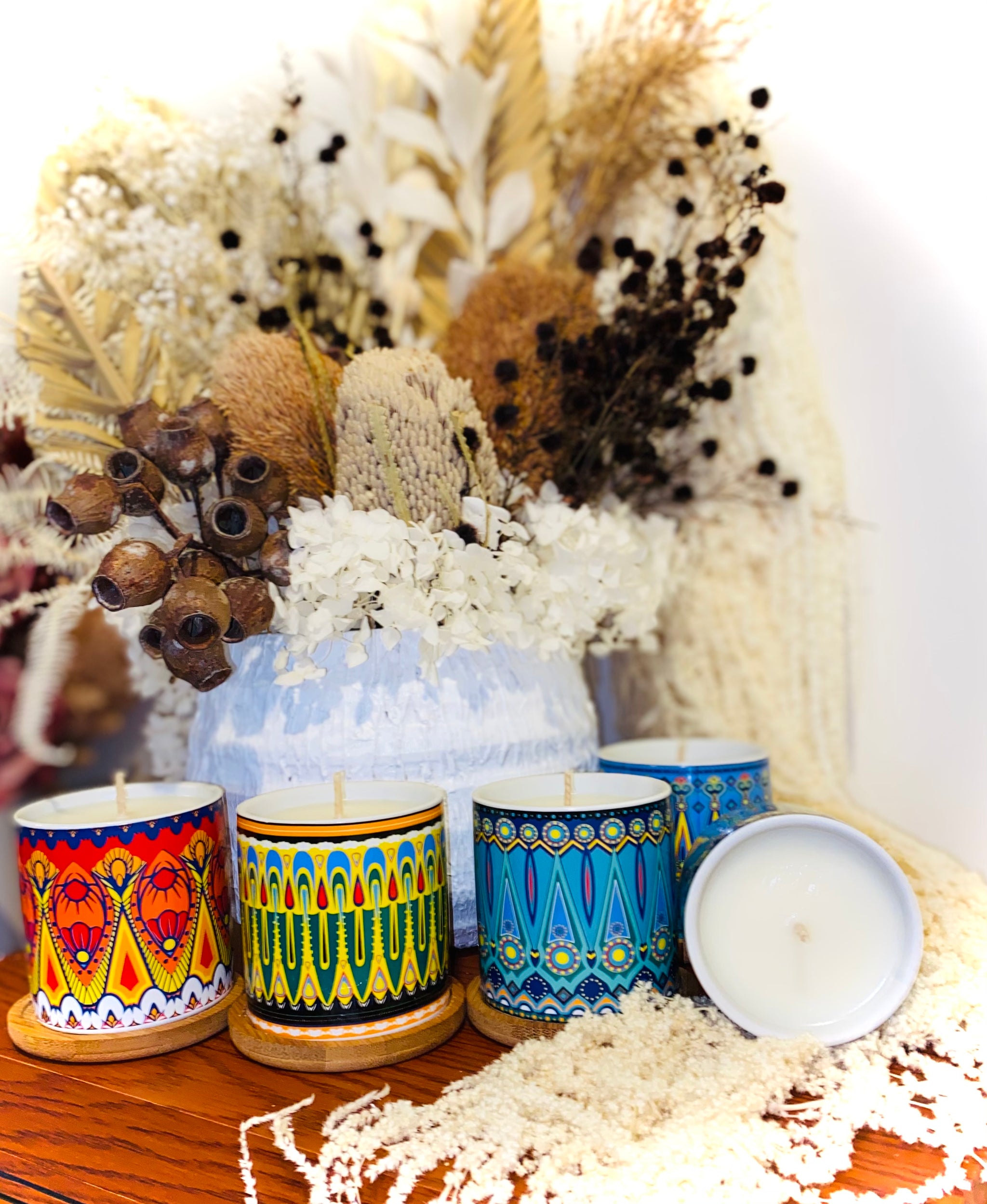 Mandela set of 4 candles – Candela Candles