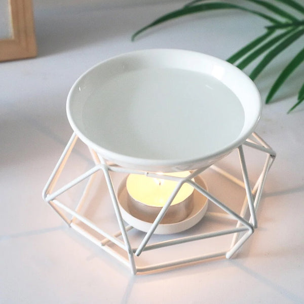 White Tea Light Melt Burner