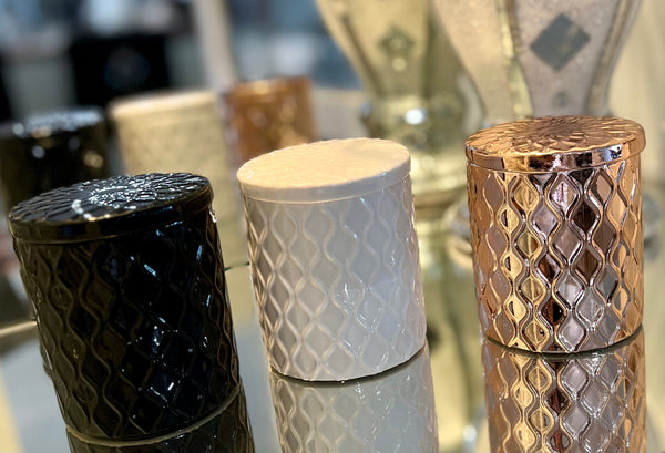 Lux gold embossed vessel