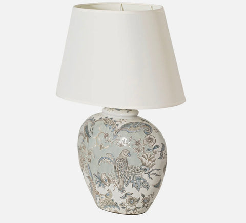 Blue Bird Porcelain lamp 65cm