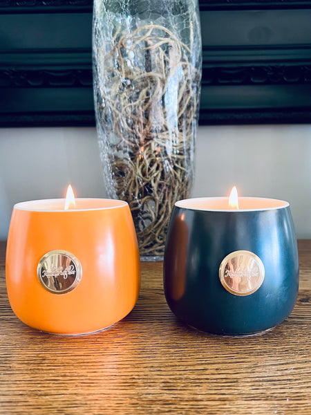Handmade With Love candle Large (Orange)