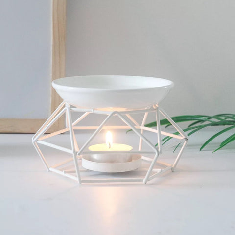 White Tea Light Melt Burner